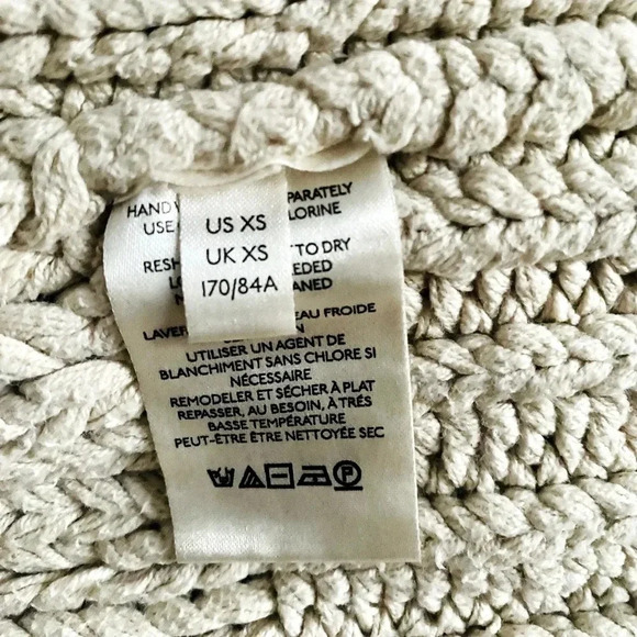 FREE PEOPLE | My Only Sunshine Cotton Blend Crew Neck Sweater in Neutral Size XS - Picture 14 of 14